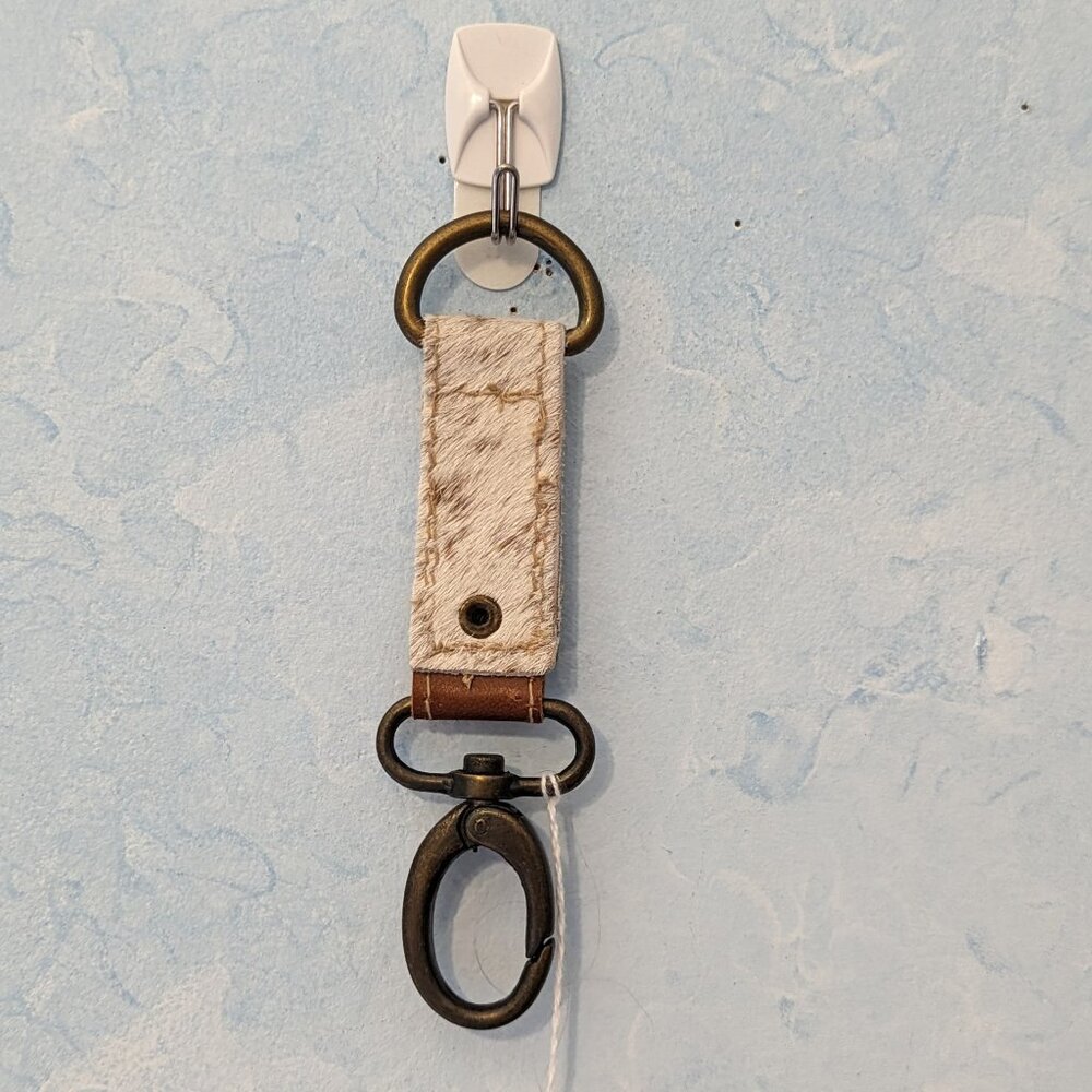 Myra Bag cowhide fur Key Fob - M